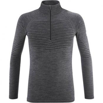 Millet Drynamic Warm Base Layer Anthracite Grey Long Sleeve – S/M Male Edition