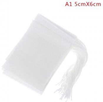 100 Pcs Empty Herbal Tea Bags with Drawstring