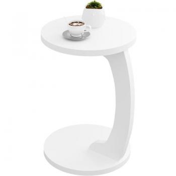 Woltu eleganter Kaffeetisch, C-förmiger Beistelltisch