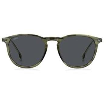 BOSS 1639S Green Men’s Dual‑Filter Sunglasses 52mm