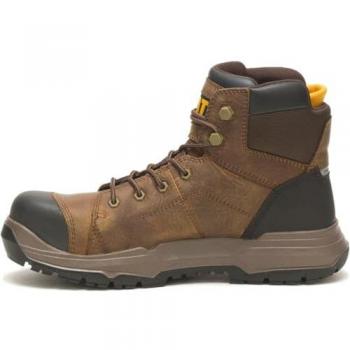 Caterpillar Crossrail 2.0 Tan Leather Safety Boots