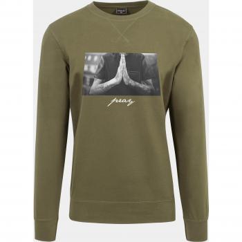 Felpa Mister Tee Pray Olive Extra Large Comfort