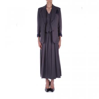 Gilet Imperméable Bleu Charbon