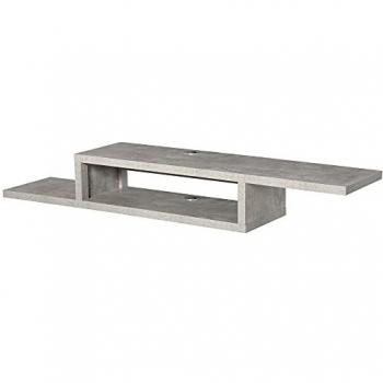 Soporte de Pared Estilo Cemento para TV y Consolas HOMCOM