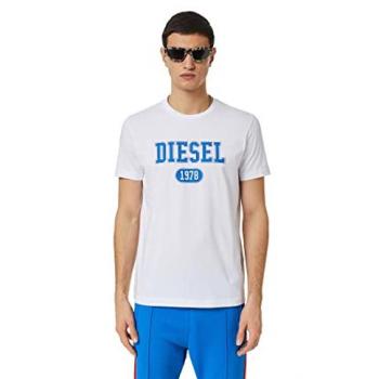 Heren T-shirt met korte mouwen en print L grijs