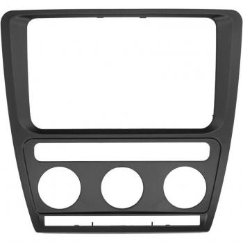 Console radio 2DIN Jeffergarden avec GPS, fascia pour Skoda Octavia 2004‑2010
