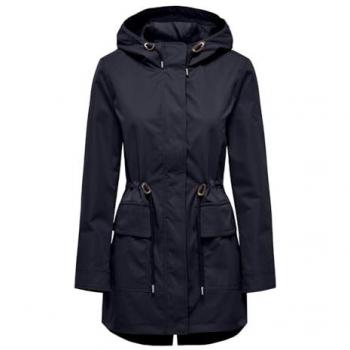 ONLY Langmantel Damen – Dunkelblau, Regular Fit