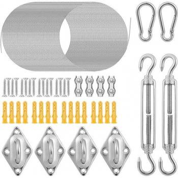 Rectangle Sun Shade Sail Fixing Kit