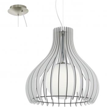 Tindori EGLO Pendelleuchte – 1 Flamme, 60 W, Holz