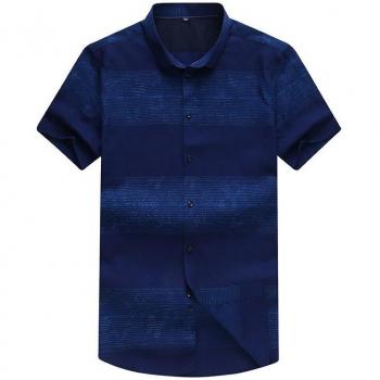 Camisa de Verano Azul Talla 5XL