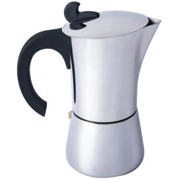 Stahl Espressomaschine Basic Nature – 6 Tassen
