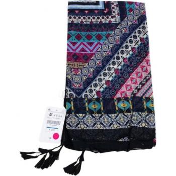 Mujer Etiqueta: Chal Pashmina Geométrica
