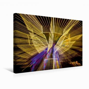 CALVENDO Fine Art Canvas 45 × 30 cm – Lichtspuren, Künstlerdruck von J. Bredenstein