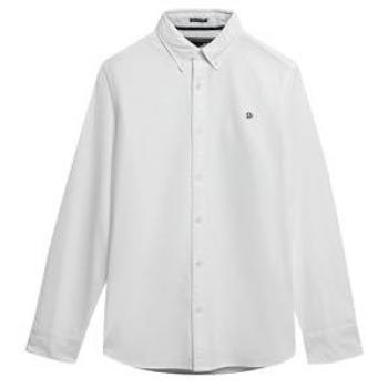 Superdry Langarmhemd in Weiß
