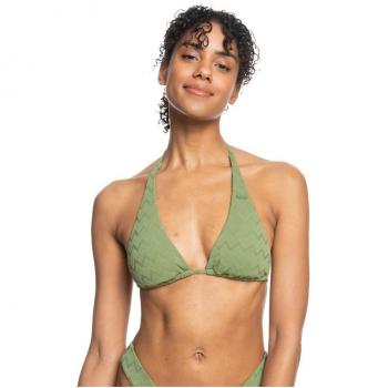 Top de baño Roxy Current Coolness verde alargado