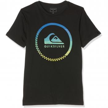 Quiksilver T-Shirt Garçon Anthracite Taille L 14 Ans