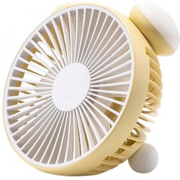 Smart Home USB Ventilator met Nachtlampje en Wekker Vorm