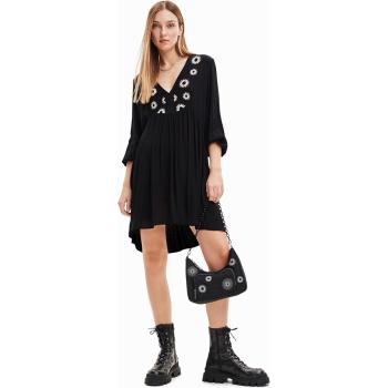 Desigual Abito Corto in Viscosa Nero XL