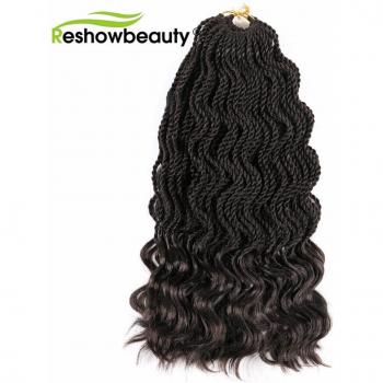 Cabello Sintético Degradado 14 Trenza a Crochet