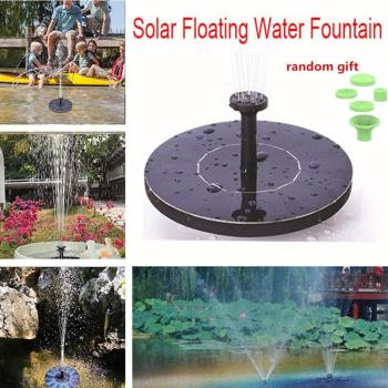 Fuente Solar Portátil para Patio Trasero