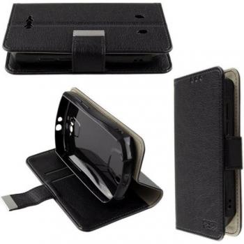 Étui en cuir noir pour Unihertz Titan Pocket