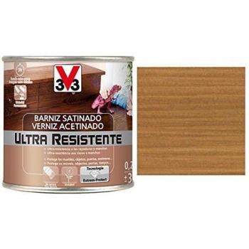 Barniz Interior Satinado Premium – 250 ml, Rojo Intenso