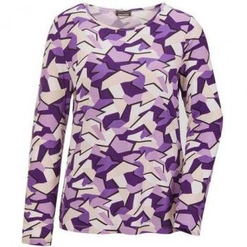 Goldner Fashion Gemustertes Shirt
