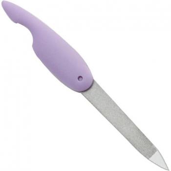Lime à ongles professionnelle pliable violet