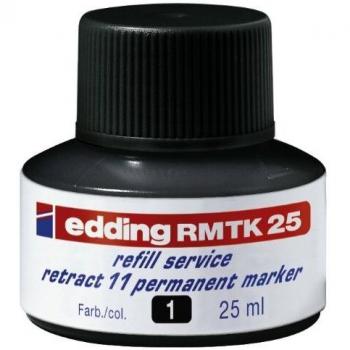 Encre à faible odeur Edding RMTK25, noir, 25 ml