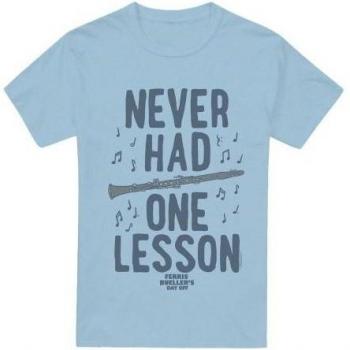 Dames en Heren T-shirt: Ferris Bueller’s Relaxdag – Blauw Pastel