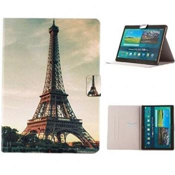 Cover Stand Flip con Motivo Torre Eiffel PU