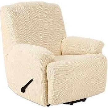 TIANSHU Fauteuil Relax Housse 1 Pièce Jacquard Housse de Canapé Extensible