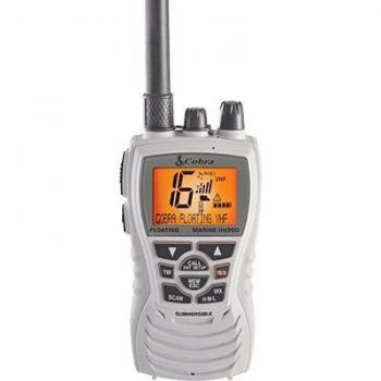 Cobra MR HH350 FLT Floating Handheld VHF Radio, White in Orange