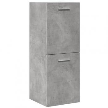 Armadio verticale bagno cemento grigio 30x30x80 cm