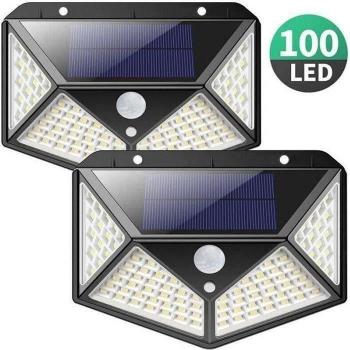 Pack 2 lampes solaires murales à LED, détection automatique – Offre cadeau