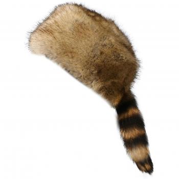 Gorro Capa Roja con Cola de Mapache, Térmico y Redondo