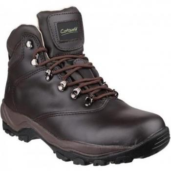 Cotswold Brown Winstone Lace-Up Boots for Ladies