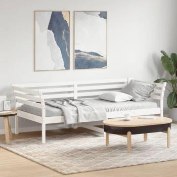 Vidaxl Day Bed White 90x200 cm Solid Wood Pine