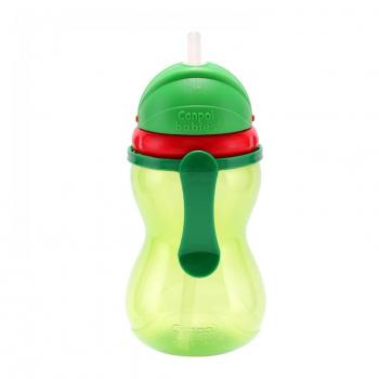 Canpol Bottiglia con Cannuccia Pieghevole 370ml