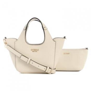 Bolso Guess HWBG96-40750 Helina Mini Tote con Acabado Hielo