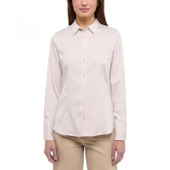 ETERNA Damen Hemdbluse Regular Fit Beige Gr. 36