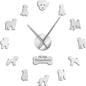 Soft Coated Wheaten Terrier Home Decor Clock