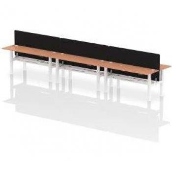 Air Back‑to‑Back 1800 × 600 mm Height‑Adjustable 6 Person Office Bench