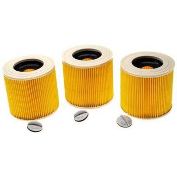 3x Kärcher Powerplus pow x 323 Replacement Filters