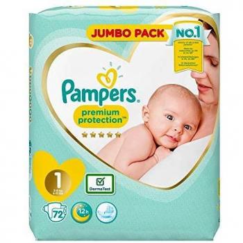 Pacchetto Jumbo di Pampers Baby 72 pezzi