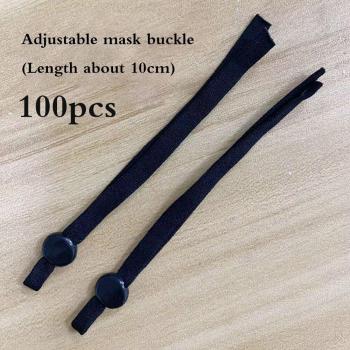 Bandes élastiques confortables 5mm, 100 pièces, pour bricolage et masques