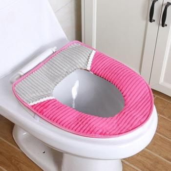 Universal WC Sitzbezug aus Flanell, weich und warm