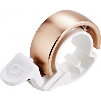 Knog Oi Classic Fahrradklingel Weiß/Brass Klein (22,2mm)