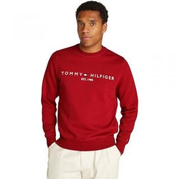 Tommy Hilfiger Herren Sweatshirt mit Logo-Stickerei