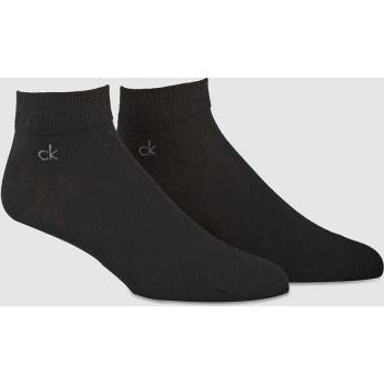 CK MEN 2P Kurzsocken Herren Schwarz mit kleinem Bündchen